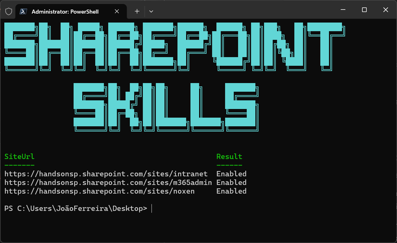Enable SharePoint Skills